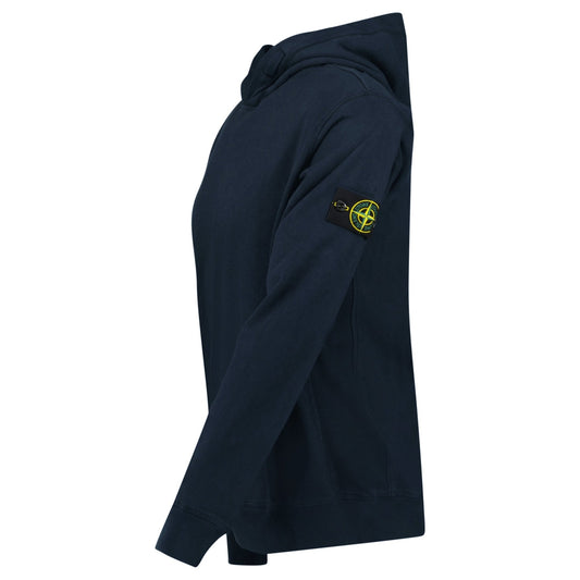 Stone Island ‘Old’ Treatment Hooded Sweatshirt In Navy