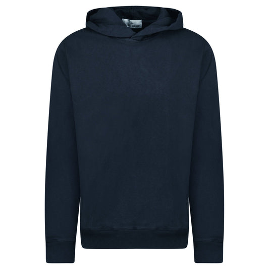 Stone Island ‘Old’ Treatment Hooded Sweatshirt In Navy