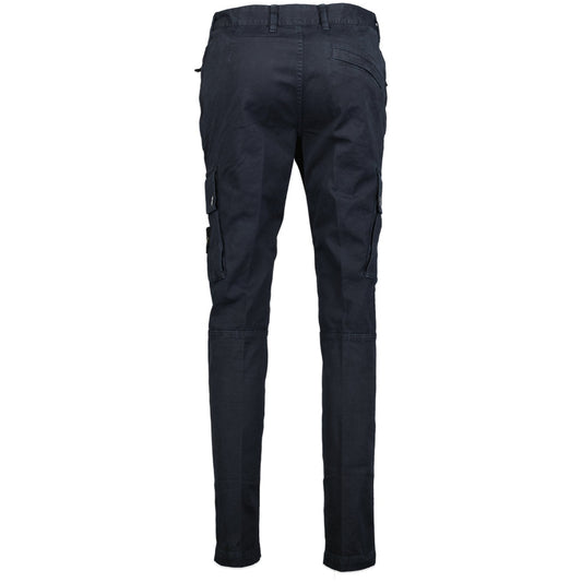 Stone Island Patch Cargo Trousers Navy