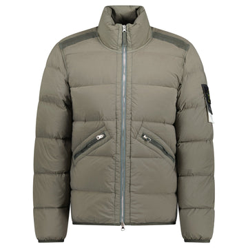 Stone Island Puffer Jacket In Seamless Tunnel Nylon Walnut Brown