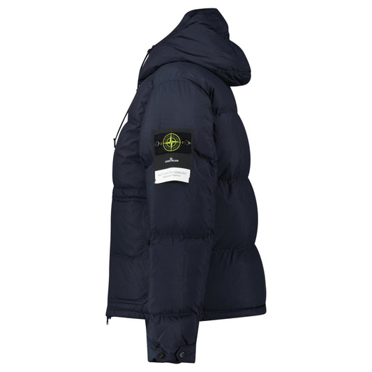 Stone Island Down Matte Ripstop Cordura® Advanced Fabric Parka in Navy
