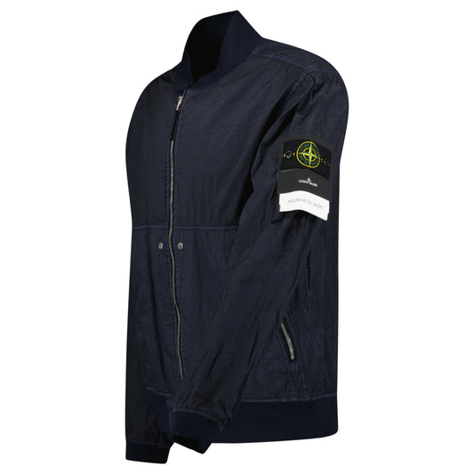 Stone Island Nylon Metal Watro-TC Bomber Jacket navy