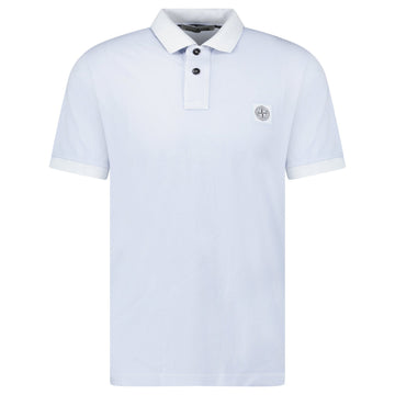 Stone Island Slim Fit Polo Shirt in Sky Blue