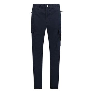 Stone Island Tapered Cargo Trousers Navy