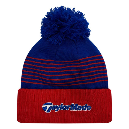 TaylorMade Bonnet Bobble Golf Beanie Red
