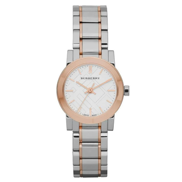 Burberry Ladies Watch The City Two tone Rose Gold 26mm BU9205