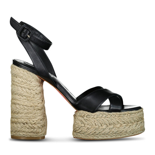 Christian Louboutin Super Maria Linen Sole Black