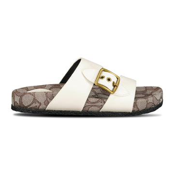 Coach Addison Sandals Chalk White